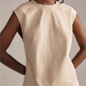 NWT Anthropologie Open Back Tank Top